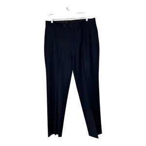Calvin Klein Pants Mens 34x32 Wool Blend Navy Blue Dress Pant Career